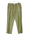 MANGO Khaki Green Elastic Waist Jogger Style Trouser UK L
