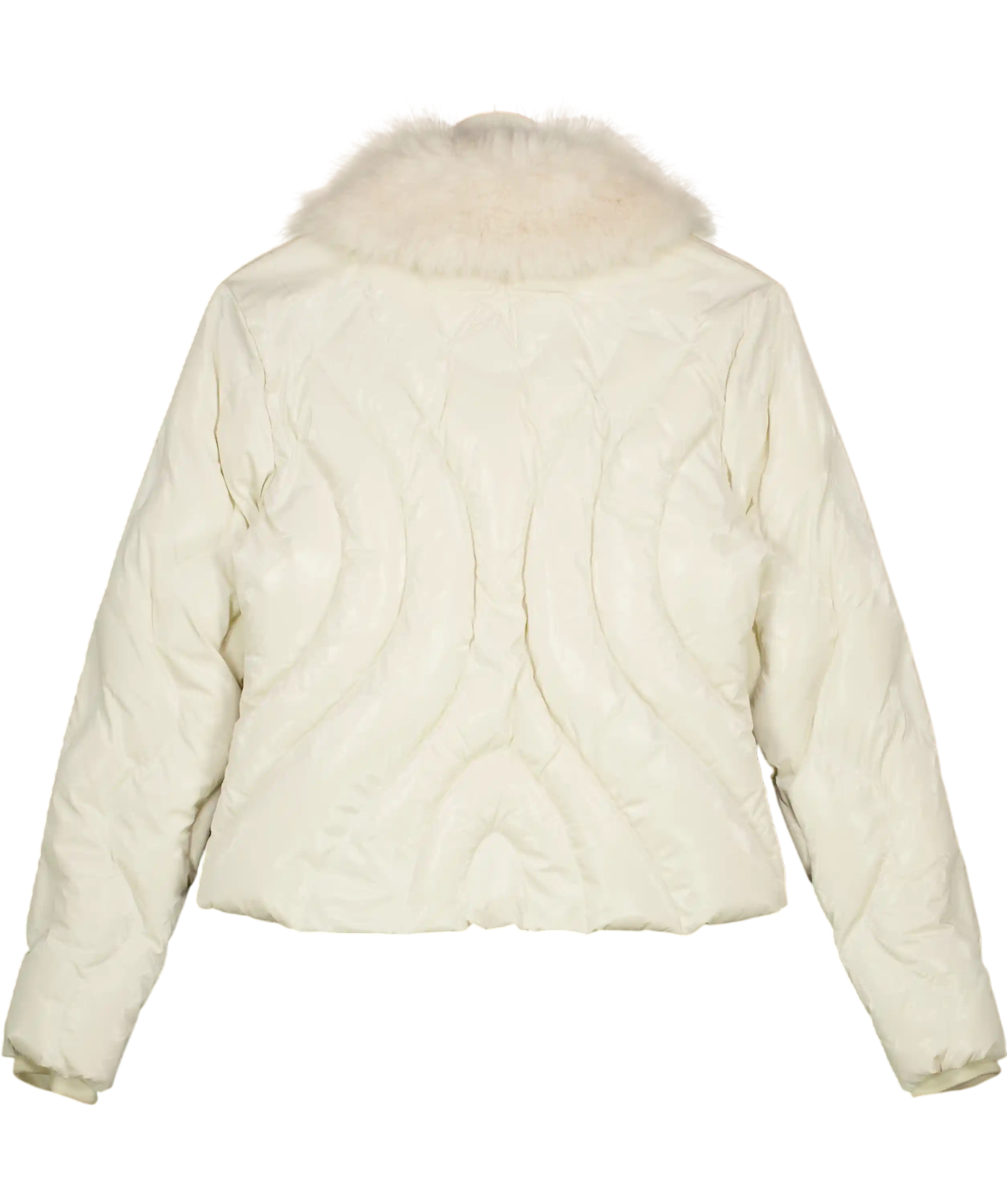 Perfect Moment White Carving Air Shearling-trimmed Ski Jacket UK XS