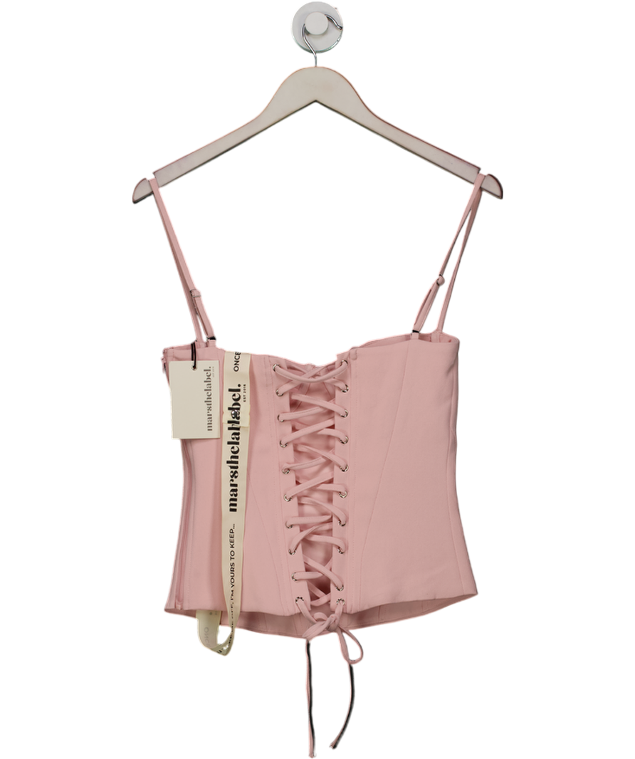 Mars the Label The Everly Corset In Baby Pink UK 8