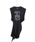 Christopher Esber Black Lambada Sands Loophole Tie Mini Dress UK 6