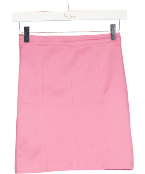 A.R8D Pink Stretch Bodycon Mini Skirt UK S