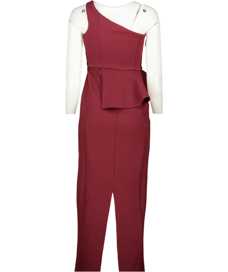 River Island Red Stretchy Draped Midi Dress UK XS