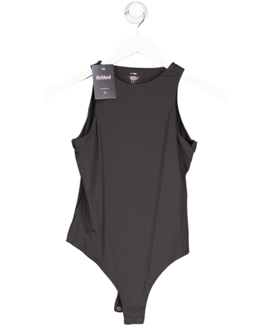 SKIMS Black Sleeveless Bodysuit UK L