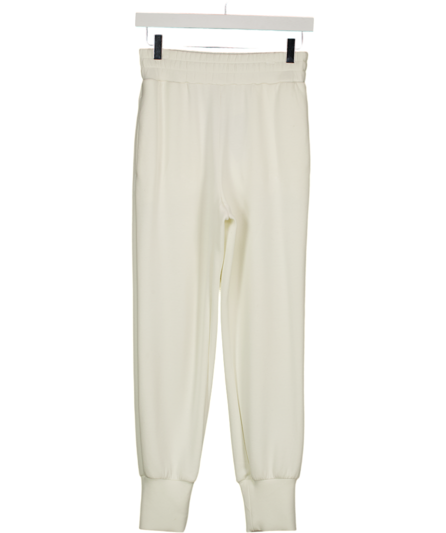 VARLEY Cream Doublesoft Slim Cuff 25 Pant Joggers UK XS