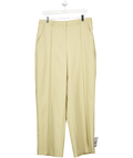TOPSHOP Beige Seam Front Wide Straight Leg Trouser UK 14