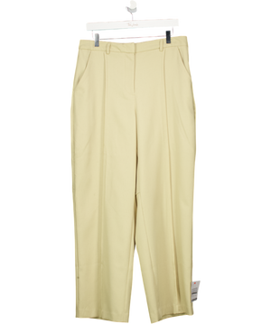 TOPSHOP Beige Seam Front Wide Straight Leg Trouser UK 14