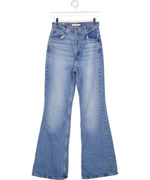 LEVI'S Mid Blue 70's High Rise Flare Jeans W26