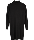 LILYSILK Black 100% Cashmere Turtleneck Sweater Dress UK S