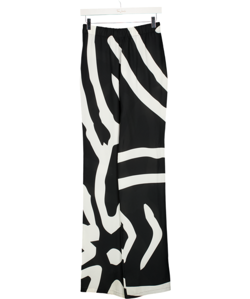 IN THE MOOD FOR LOVE ITMFL Black & White Printed Trouser UK S