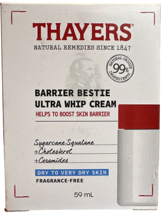 Thayers Barrier Bestie Ultra Whip Cream Moisturizer for Dry Skin 59ml