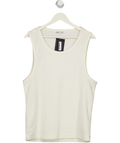 ZARA Cream Textured Tank Top UK M