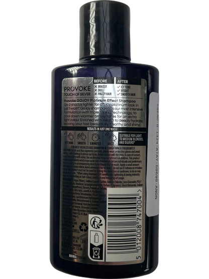 PROVOKE Touch Of Silver Go Icy Platinum Effect Shampoo 150ml