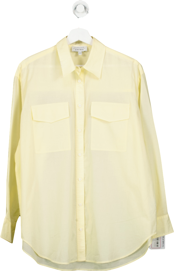 & Other Stories Yellow Relaxed Fit Shirt UK XS