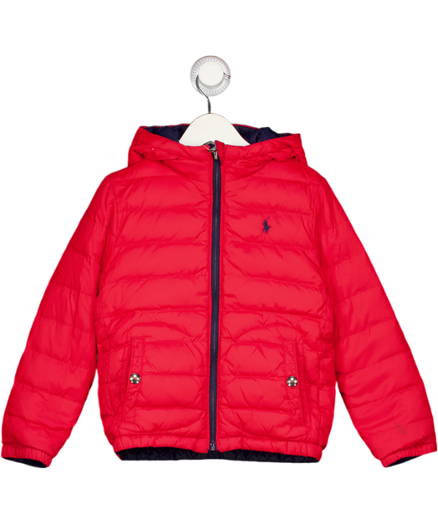 POLO RALPH LAUREN  Navy Blue Reversible Puffer Jacket 6 Years