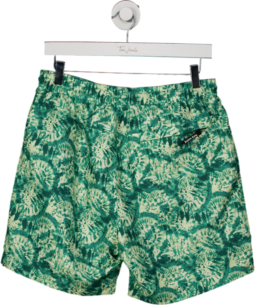 Kulani Kinis Green Emerald Tides Swim Trunks UK M