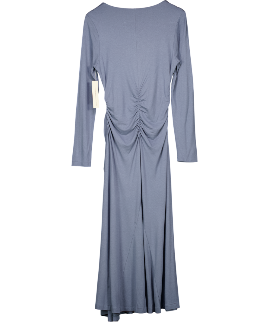 JIGSAW Blue Cowl Neck Microcrepe Jersey Dress UK S