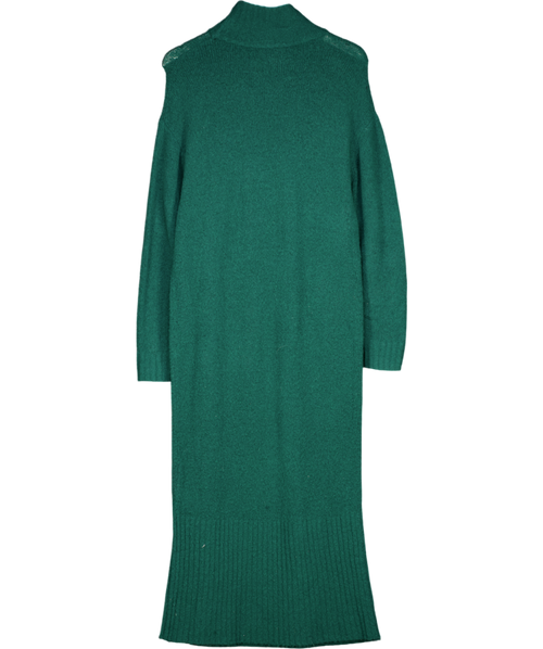 American Vintage Green knit midi Dress Domy UK XS/S