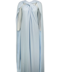 CLUB L  London Powder Blue Multiway Infinity Cape Sleeve Maxi Dress UK 6