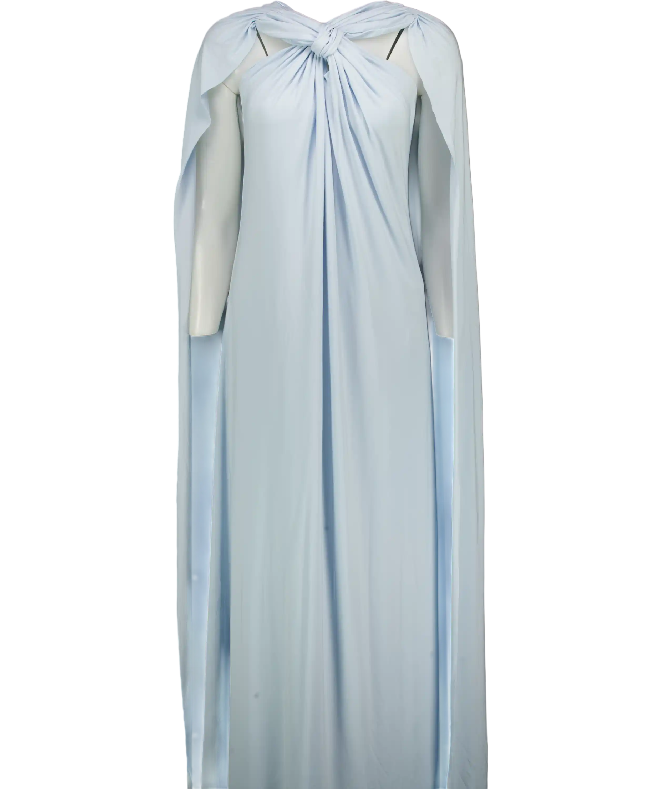 CLUB L  London Powder Blue Multiway Infinity Cape Sleeve Maxi Dress UK 6