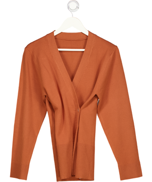 Pixie Market Orange One Button Up Cardigan UK M