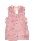 Yu & Me Pink Faux Fur Gilet One Size