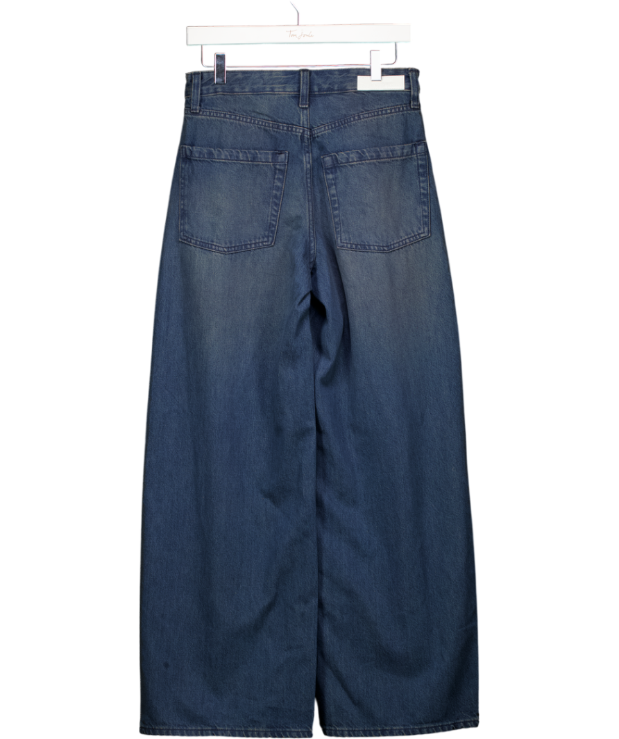 RIVER ISLAND STUDIO Blue Balloon Leg Jeans UK 8