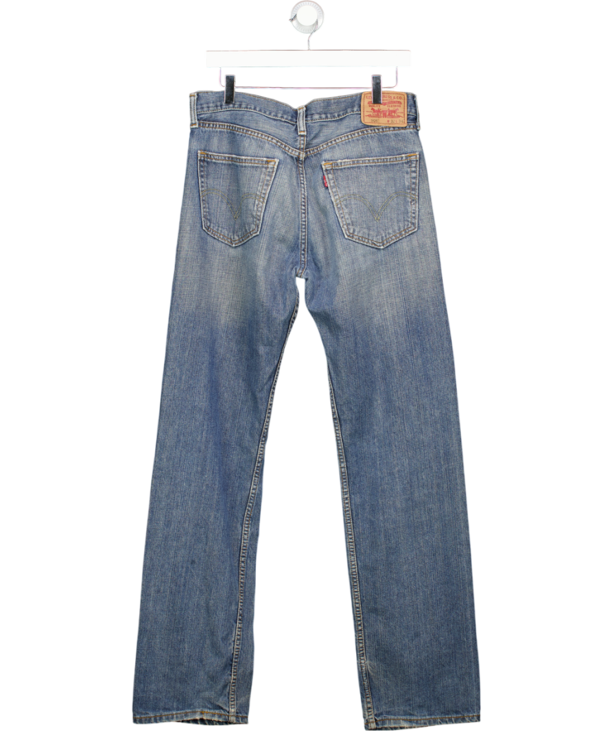 LEVI'S Blue Vintage Wash 505 Straight Fit Jeans L34 W32
