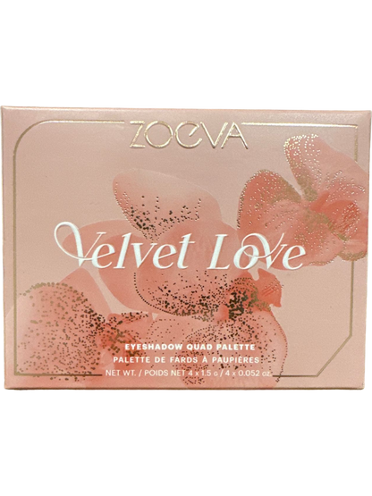 ZOEVA Velvet Love Eyeshadow Quad Shade Smoky Sultry Eyes