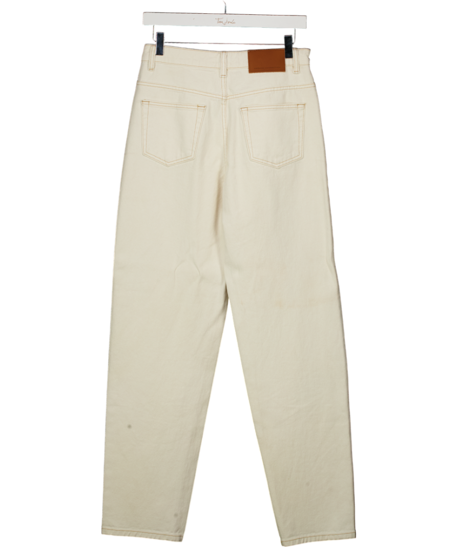 French Connection White Dallas Denim Barrel Leg Jeans UK 6