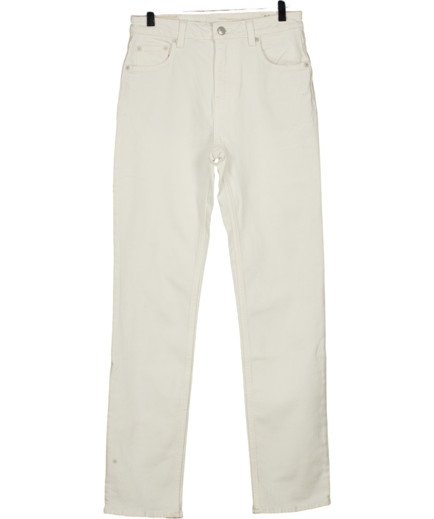 GANT White Straight Leg Stretch Mid-rise Jeans L32 W26
