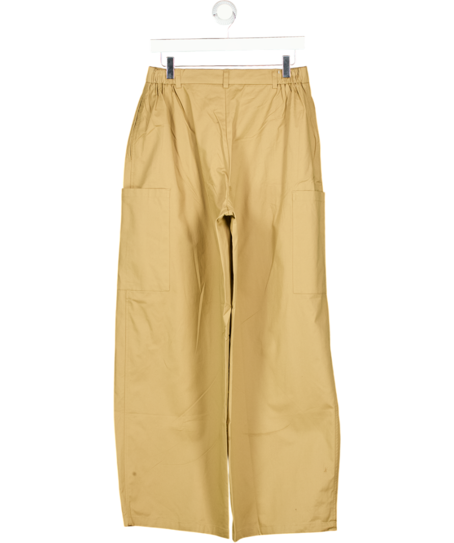 ASOS Barrel Leg Cargo Trouser In Beige UK 10