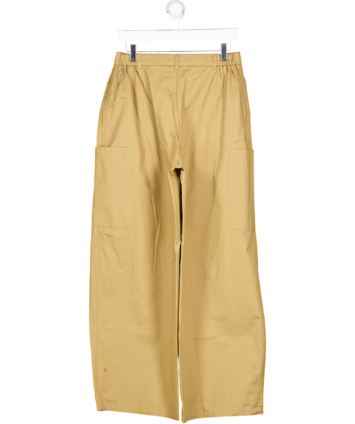 ASOS Barrel Leg Cargo Trouser In Beige UK 10