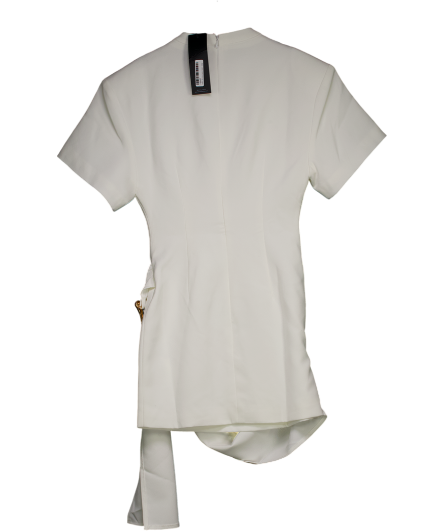 Lioness White Martini Mini Dress UK XS