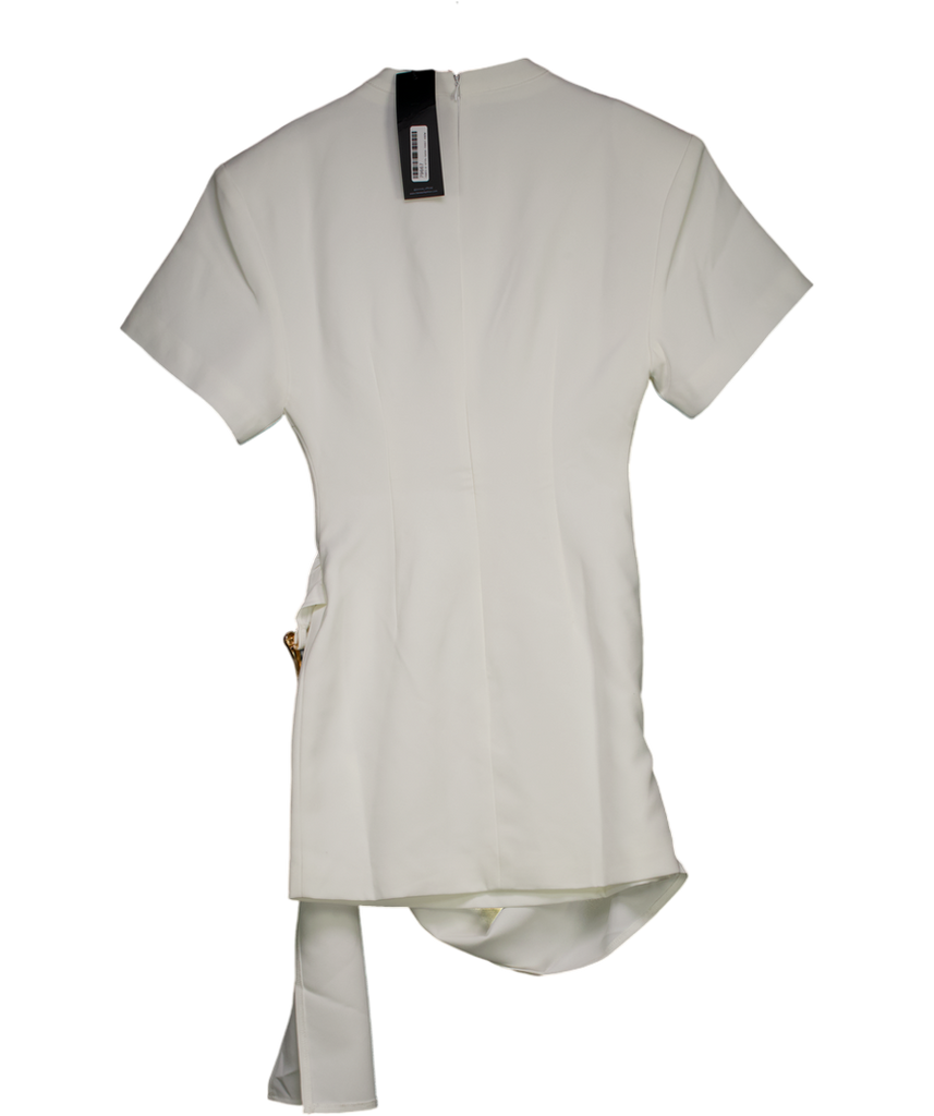 lioness martini mini dress white Lioness White Martini Mini Dress UK XS – Reliked
