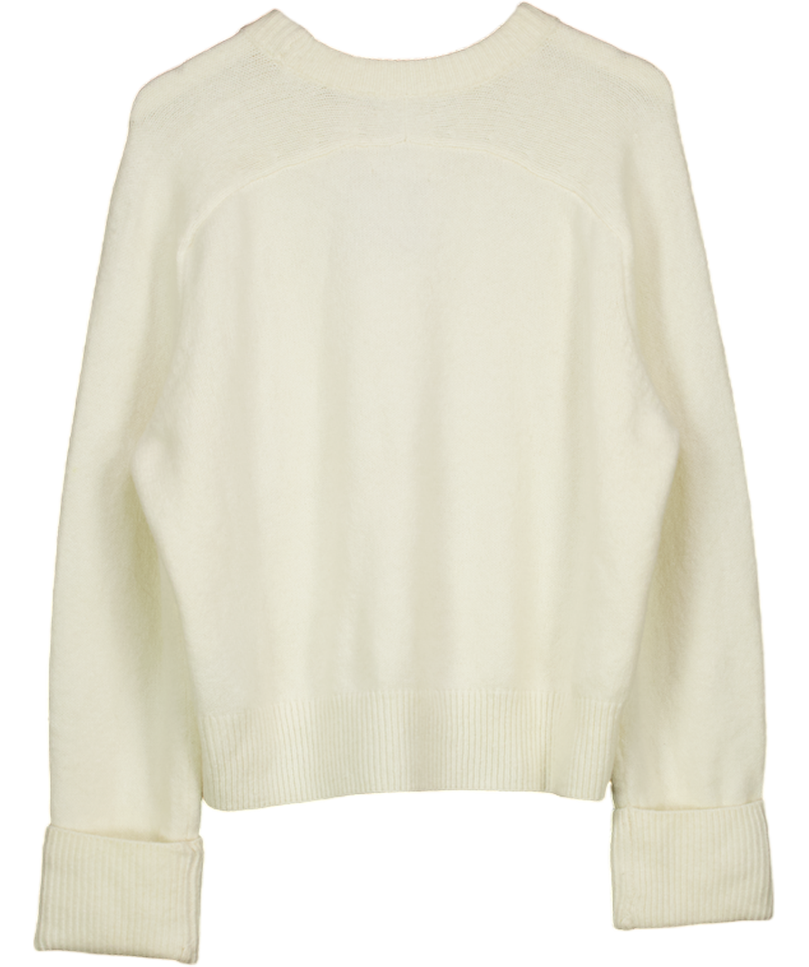 Abercrombie & Fitch Cream Madeline Crew Sweater UK M