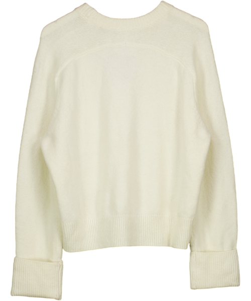 Abercrombie & Fitch Cream Madeline Crew Sweater UK M
