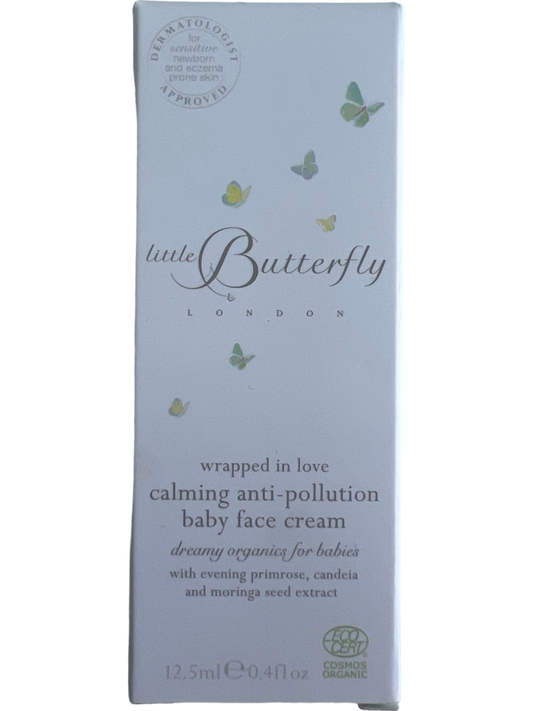 Little Butterfly London Organic Anti-Pollution Baby Face Cream 12.5ml