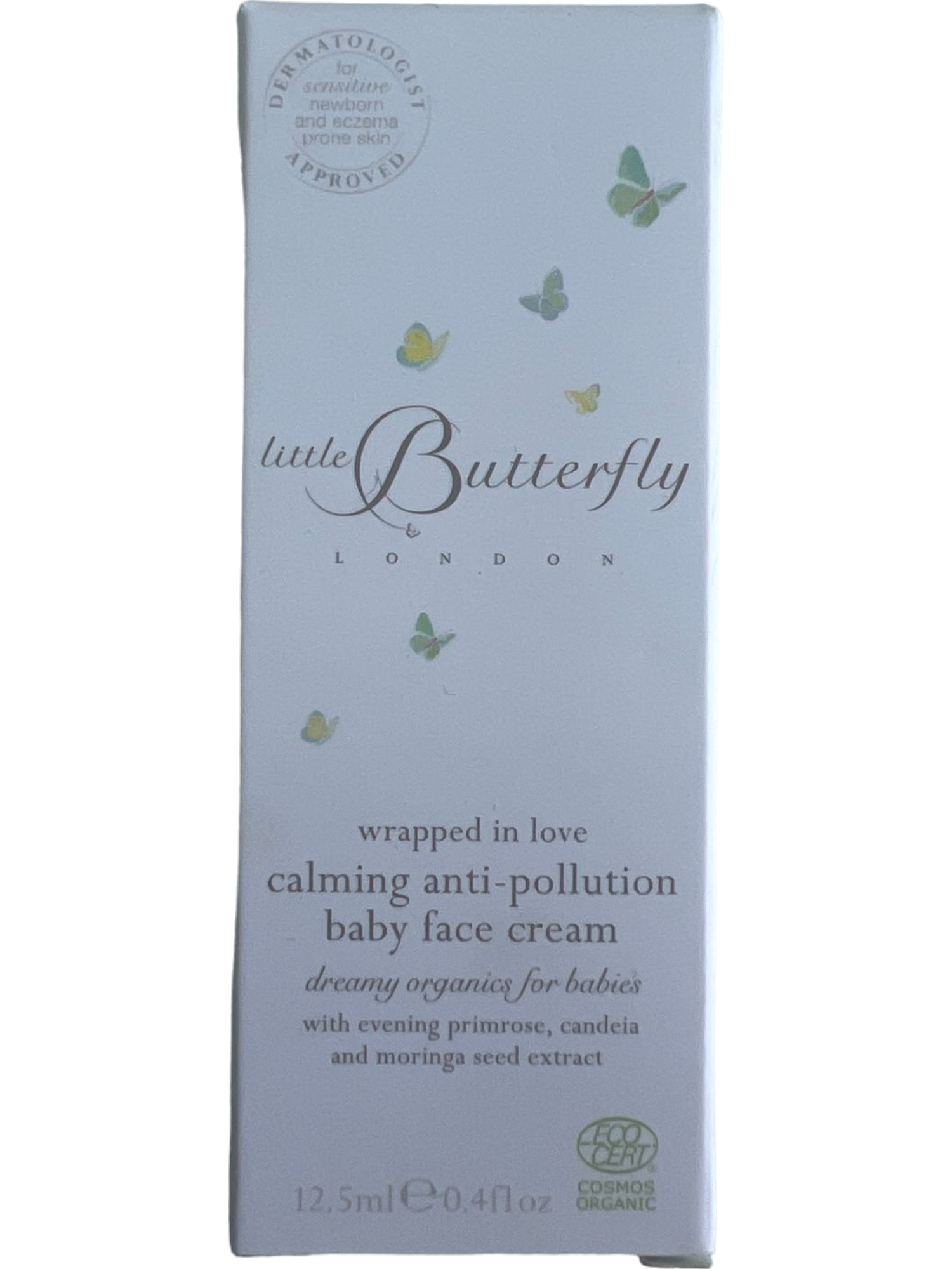 Little Butterfly London Organic Anti-Pollution Baby Face Cream 12.5ml