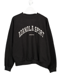 Adanola Black Oversized Varsity Sweatshirt UK XS