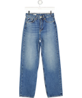 ZARA Blue Mom Fit High-waist Jeans UK 6