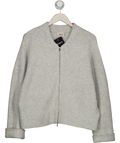 Charli Zoey Zip Cardigan - Silver Grey UK M/L