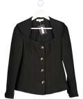 Sinead Keary Black "the Ruby" Sweetheart Blazer UK 6