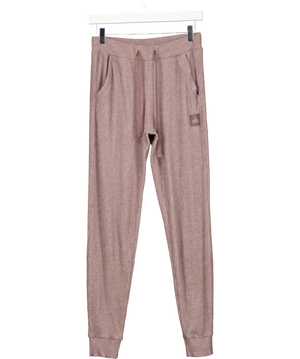 ALO Purple Cable Knit Winter Bliss Pants UK S