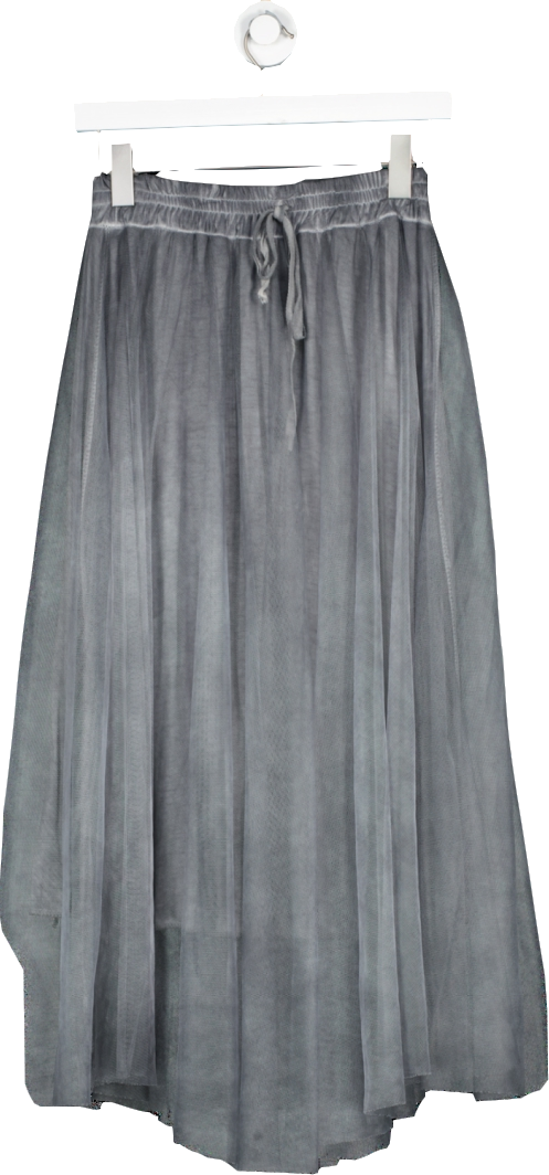 Miss Sugar Grey Tulle Skirt UK S