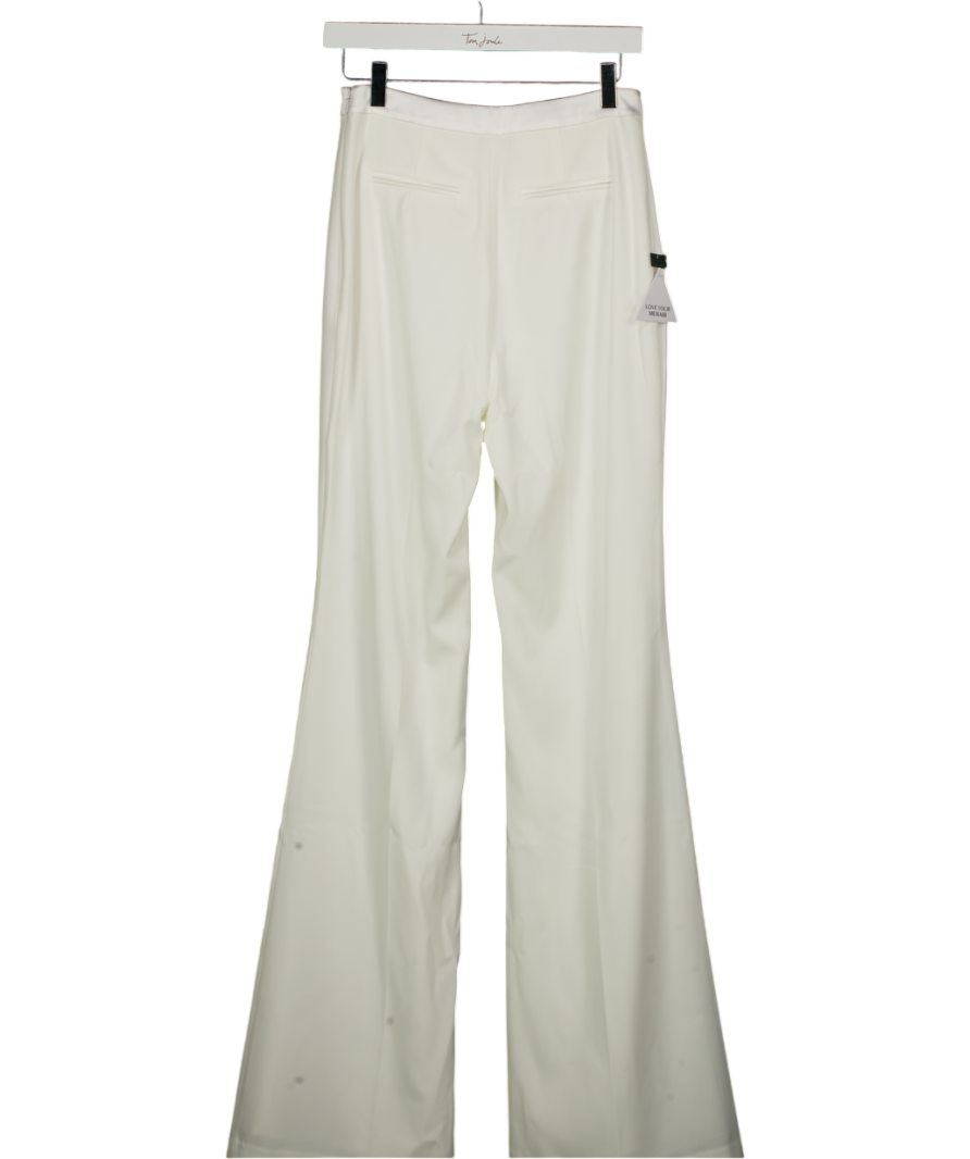 NADINE MERABI Charlotte White Trousers UK 8