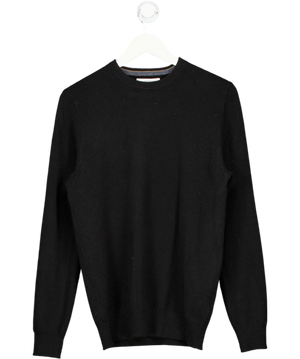 M&S Black Pure Cashmere Crew Neck Jumper UK S
