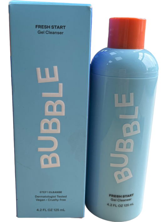 Bubble Fresh Start Gel Facial Cleanser for All Skin Types 4.2 Oz