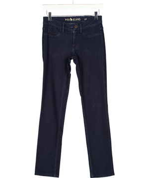 MIH Jeans Mid-rise Dark Blue Slim Leg Jeans W27