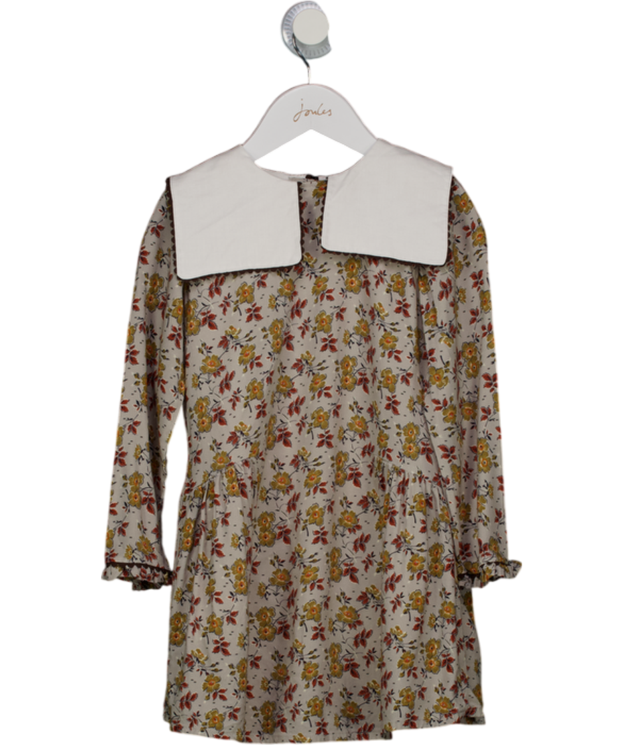 La Coqueta Green Laura Girl Drop Waist Sage Floral Dress 5 Years