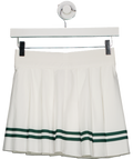 WiskII White Varsity Tennis Skirt UK S